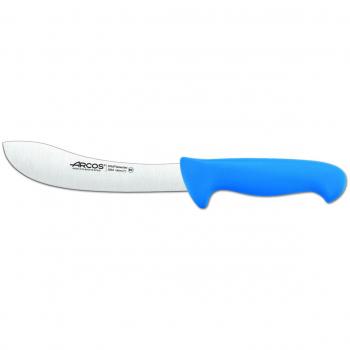 Cuchillo Despellejador Arcos Serie 2900 de Acero Inoxidable Nitrum con Mango Ergonómico en Polipropileno Azul y Hoja de 19 cm