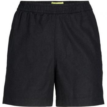 Pantalones Cortos Deportivos de Lino para Mujer Jack & Jones en color Negro