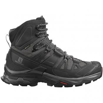 Salomon Quest 4 GTX Botas de senderismo para hombre Imán/negro UK 10, Gris (44 2/3), negro gris - 44(2/3)