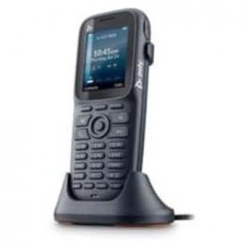 Teléfono IP DECT Inalámbrico Poly Rove 20 con Identificador de Llamadas y Función de Conferencia a Tres Vías - Negro