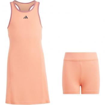 Adidas Club Vestido de Tenis para Niñas - Color Albaricoque, Talla 164