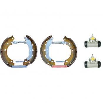 Kit de frenos BREMBO K68071 - Disco y tambor, incluye pastillas de freno, discos de freno, componentes para instalación