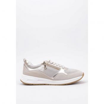 Geox D BULMYA A Deportivas Planas mujer Dorado, Talla 36
