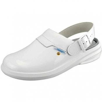 Abeba 37620-43 Talla 43fácil ESD-Ocupacional-solución Zapato - Blanco