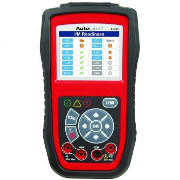 Autel Autolink AL539 Herramienta Diagnosis Multimarca con Prueba Componentes Eléctricos, Circuito, Arranque y Sistema de Carga con Funciones OBD 2 y Lectura/Borrado de Códigos de Error