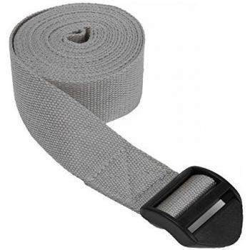 Cinturón de yoga »Sadira« / Cinturón de yoga 100 % algodón con cierre / 280 cm
