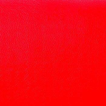vidaXL Sillón reclinable con reposapiés cuero sintético rojo
