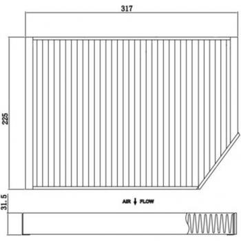 Filtro de habitáculo FEBI BILSTEIN 174437, tipo: Filtro de habitáculo, características: marca FEBI BILSTEIN, número de pieza 174437, cantidad: 1 pieza