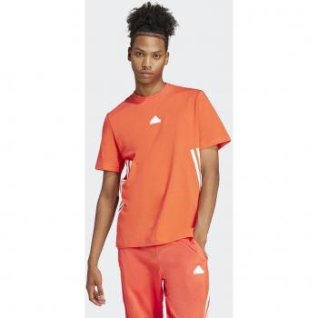 Camiseta Adidas Future Icons 3 Bandas Hombre Rojo