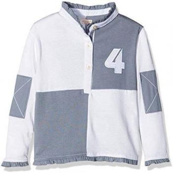 Gocco Manga Larga, Polo Para Niñas, Azul, 4-5