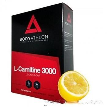 Bodyathlon - L Carnitina 3000 Líquida - Sabor limón - Suplemento Deportivo - Alta concentración - Tonificación - Aumento de Energía - Mejora del rendimiento y la recuperación