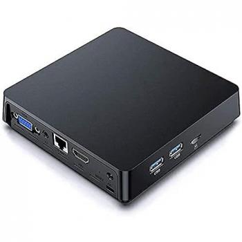 Mini PC, Windows 10 Pro,8GB RAM+128GB eMMC, Ordenador de sobremesa, Atom Z8350,Soporta SSD/HDD de 2.5 Pulgadas, 4K HD/Dual WiFi/BT 4.2 Mini computadora
