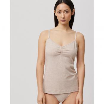 Camiseta interior de mujer de tirantes de algodón orgánico