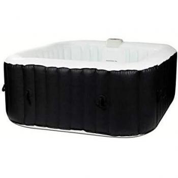 Spa Hinchable Sunspa Cuadrado Negro 4 personas