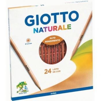 Giotto - GIOTTO LÁPICES DE COLORES NATURALE ESTUCHE DE 24