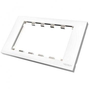 Vision TC3 SURR2G - Placa de Interruptor/Cubierta de Salida, Color Blanco