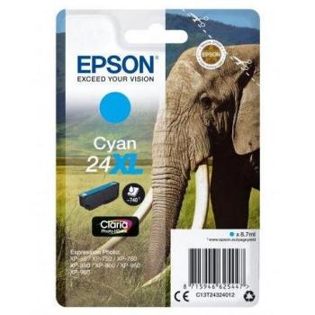 Epson 24XL (Elephant) Cian Tinta Original de Alta Capacidad C13T24324012