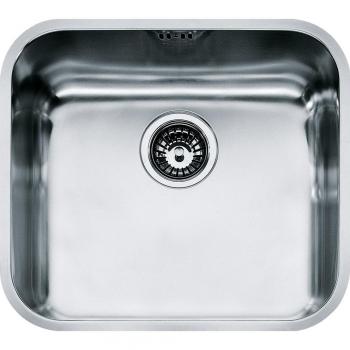 Fregadero bajo encimera de acero inoxidable Franke Galassia GAX 110-45, dimensiones 48,2x43,2 cm