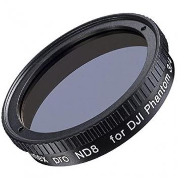 Foto-Walser 21253 - Filtro para Drones ND 8 para Phantom 3 y dji Phantom 4, Color Negro