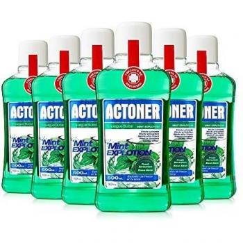 Actoner Enjuague Bucal Mint Explotion Pack 6 unidades x 500 ml