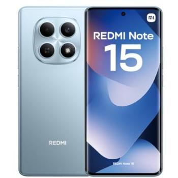 Xiaomi Redmi Note 15 Smartphone 4G Dual SIM 8GB RAM 256GB ROM Pantalla AMOLED 6.77 Batería 6000mAh Azul Glaciar