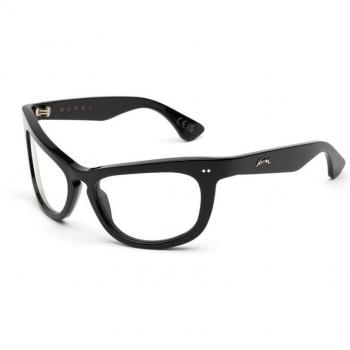 Marni Isamu Black E5U Unisex Wraparound Sunglasses