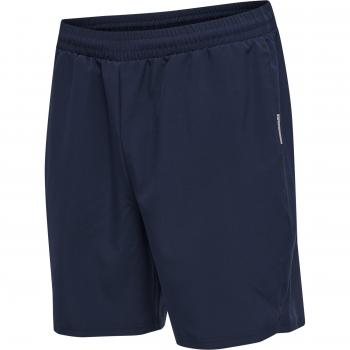 Hummel Move Grid Woven Shorts for Men in Blue, XL