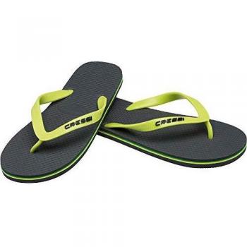 Cressi Beach Flip Flops Chanclas para Playa y Piscina, Unisex para Niños, Verde Oscuro/Lime, 29/30