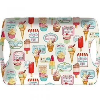 RETRO TREATS Large Luxury MELAMINE SERVING TRAY By Creative Tops