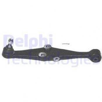 DELPHI control arm TC432 - Barra oscilante de suspensión de ruedas, fabricada por DELPHI, diseñada para proporcionar soporte y estabilidad en la suspensión del vehículo, compatible con múltiples modelos de automóviles, fabricada con materiales de al