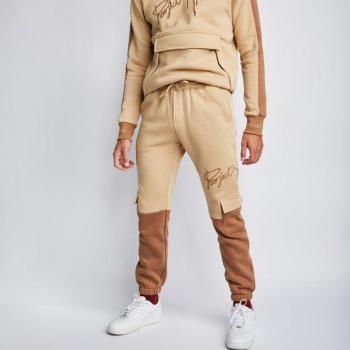 Project X Paris Beige Two-Tone Joggers - Size M