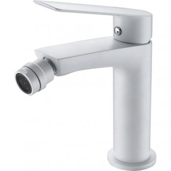 Grifo monomando para bidé Luxor Imex BDX023-2BL blanco mate