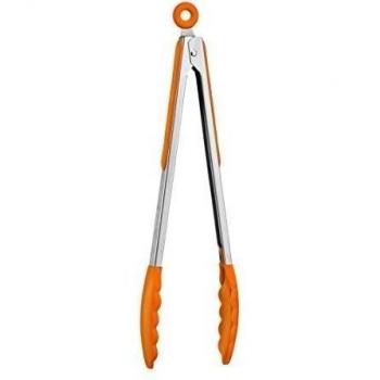 Premier Housewares - Pinzas de Silicona, Color Naranja - Gama zing