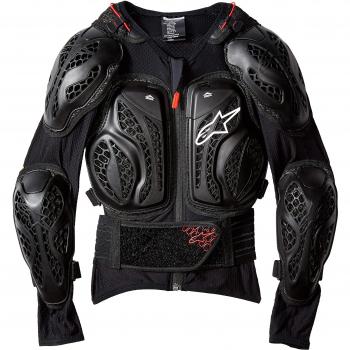 Youth Bionic Action Motorcycle Jacket - Black/Red, Size S-M