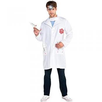 Amscan Dress Up- Disfraz de Dr Hot Shot, Color no sólido, Medium/Large Upto 42-Inch Chest