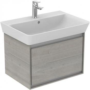 Mueble de baño Ideal Standard Connect Air 58x40,9x40 cm Roble Gris/Blanco Mate con 1 Cajón E0847PS