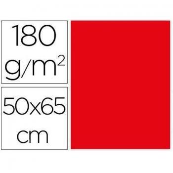 Liderpapel - Cartulina 50 X 65 Cm 180G/M² Rojo Paquete De 25