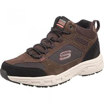 Skechers Oak Canyon Ironhide 51895 - Zapato Marrón para Hombre con Memory Foam, Cordones y Diseño Casual Outdoor