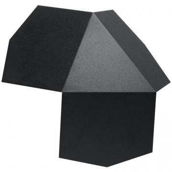 Aplique de Pared TRES Negro G9 LED 2 Luces