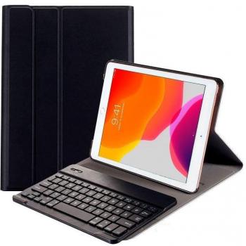 Funda con Teclado Bluetooth para iPad 10.2 (7ª/8ª/9ª Generación) de Polipiel Negra