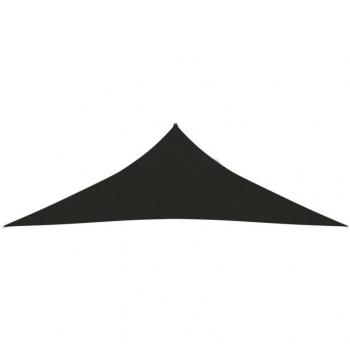 Toldo de vela HDPE negro 160 g/m² 2,5x2,5x3,5 m