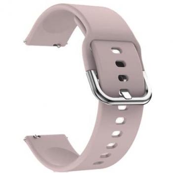 Correa de Silicona Ajustable 20mm y 22mm compatible con Xiaomi Mi Watch/Xiaomi Watch S1/Xiaomi Watch S1 Active/Gear S2/Active 2/3, Suave Silicona (Rosa