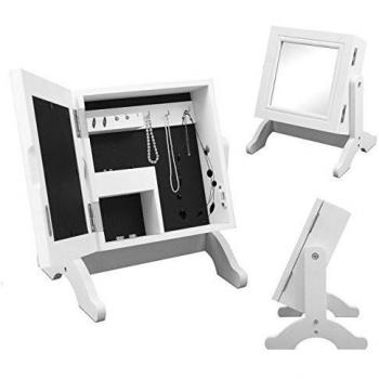 41297 Organizador de joyas con espejo en forma de armario 24 x 19 x 27cm