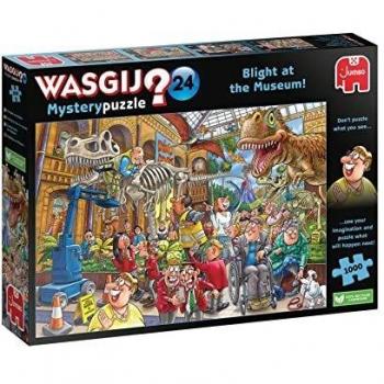 Rompecabezas Wasgij Mystery 24: ¡Pánico en el Museo! (1000 Piezas)
