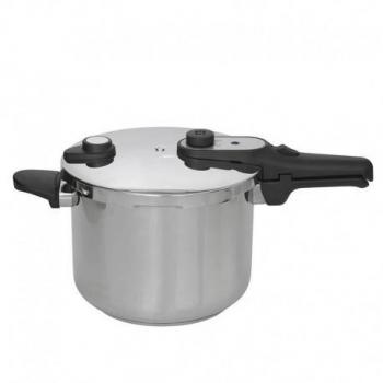 Jata HOLL2228 Olla a Presión Rápida de Acero Inoxidable, Capacidad 8 Litros, Diámetro 24 cm