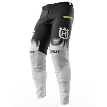 Pantalones de Cross Shot Husqvarna Edición Limitada 2023 Blanco y Negro