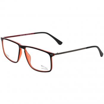 Jaguar 36820 6100 Gafas Recetadas para Hombre Negras con armazones negros y lentes de 56