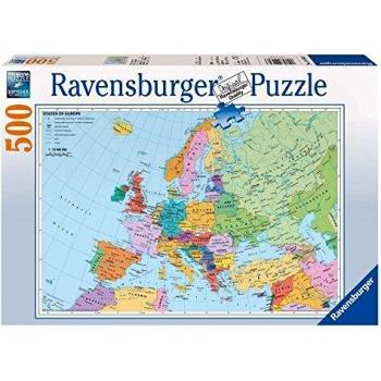 Puzzle Ravensburger de 500 piezas Europa Político y Amor en el Juego
