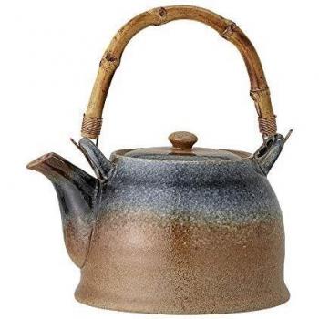 Bloomingville Tetera con colador de té Aura, múltiples colores, porcelana