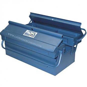 Caja de Herramientas Metálica 3 Compartimentos 40x20x16 cm